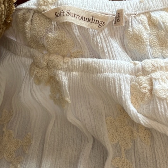 Soft Surroundings, Stretchy Crinkle GauzeBohemian Top,Excellent Condition,Size S - Picture 7 of 8